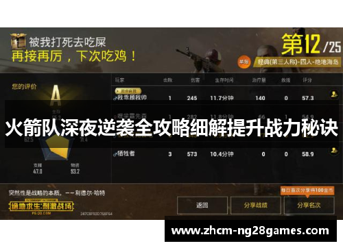 火箭队深夜逆袭全攻略细解提升战力秘诀